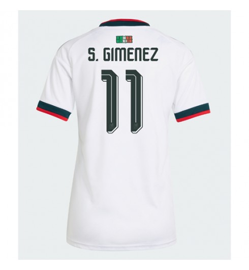 Mexiko Santiago Gimenez #11 Venkovní Dres pro Dámské MS 2026 Krátký Rukáv Mexiko Santiago Gimenez #11 Venkovní Dres pro Dámské MS 2026 Krátký Rukáv